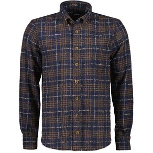 Jac Hensen Overshirt - Modern Fit - Blauw - 3XL Grote Maten