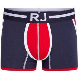 RJ Bodywear - Heren - RJ Pure Color Heren Boxershort Colorblock Rood  - Rood - XL