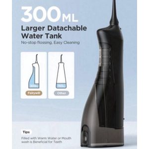 Luxe Mond Douche - Water Flosser - Oplaadbaar - 300 ml - Draagbare Dentale Irrigator