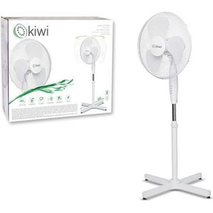 Kiwi - Staande ventilator - 40 cm - 3 standen - Stabiele voet - 45 watt - Draaibaar - Kantelbaar