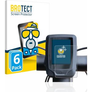 BROTECT - Screenprotector voor Specialized turbo vado 4.0 2022 (E-Bike Display) - Folie Beschermfolie matte (6 Stuks)