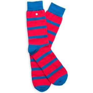 Alfredo Gonzales unisex stripes rood & blauw