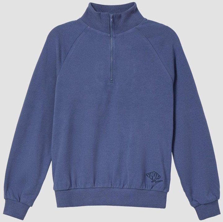 Sweatshirt - Troyer-kraag - Comfortabel - Zacht - Geborstelde Stof