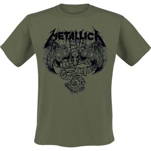 Metallica - Roam Blast Olive - T-shirt - Olijf