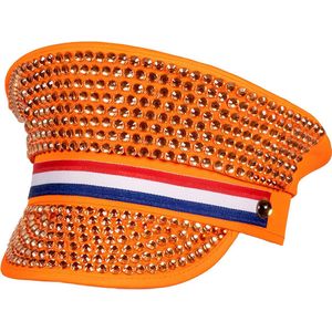 Boland - Pet Nederland Oranje - 59 - Volwassenen - Unisex - Nederlands elftal- Koningsdag