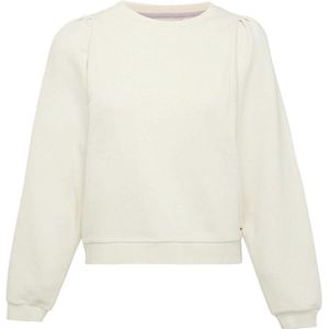 Oversized Fit Puff Sleeve Sweater Dames - Off White - Maat S