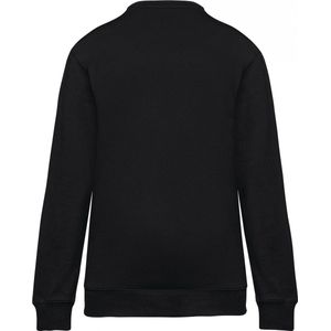 Sweatshirt Unisex 5XL WK. Designed To Work Ronde hals Lange mouw Black / Yellow 70% Polyester, 30% Katoen