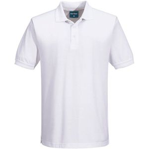 Portwest Naples Poloshirt Size: L, Colour: Wit, B210WHRL