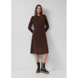 s.Oliver - Midi-jurk - Jersey - Zacht Sweatshirtmateriaal