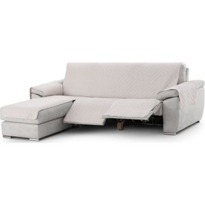 Hoes voor chaise longue met korte armleuning links Eysa MONTBLANC Beige 100 x 110 x 200 cm