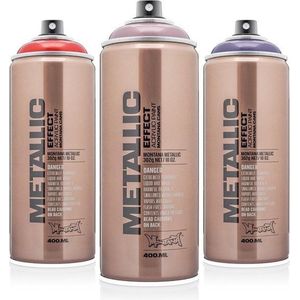 Montana Metallic ROOD verf spuitbus 400ml