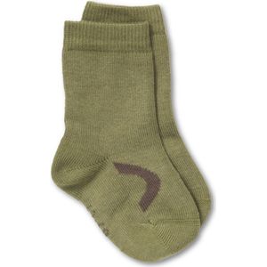 Silky Label sokjes pesto green - maat 50/56 - groen