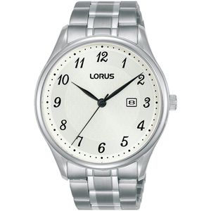 Lorus - Heren - Analoog horloge RH907PX9 - Quartz - Spatwaterdicht - Stalen band - Zilver