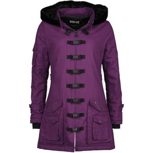 Gothicana Paars overgangsjasje met binnenzakken - Dames - S