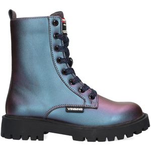 VINGINO VIN825691-798 Meisjes Biker Boots - Multicolor - Imitatieleer - Veters
