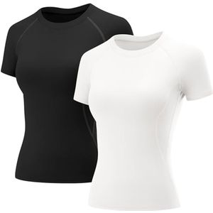 Dames Gymnastiektopje voor Hardlopen en Yoga - Sneldrogend en Ademend Sportshirt