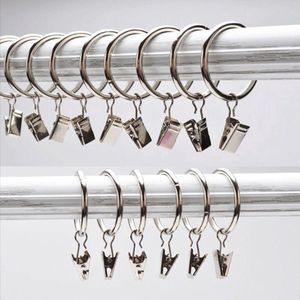 Finnacle - Gordijnringetjes - Klemmetjes - RVS - 10 stuks