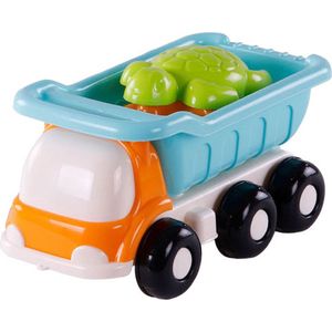 Cavallino Strand Kiepwagen met 4 Zandvormen Blauw