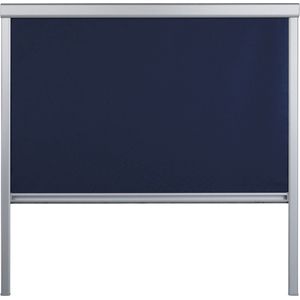 Lifa Living - Dakvenstergordijn - 38,3 x 79,5 cm - Blauw - Verduisterend - Cassette Zijprofiel - Schroevendraaier voor Montage - Polyester