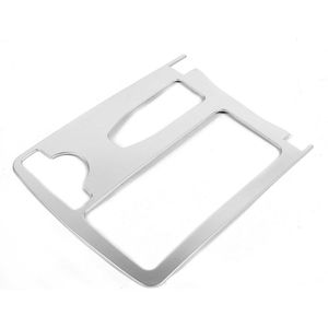 Middenconsole Bekerhouder Trim Cover Vervanging - Zilver - voor Mercedes Benz C-Klasse W204 - 2007 Tot 2014 .