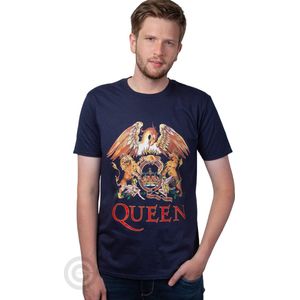 Rockstarz T-shirt Queen ""Classic Crest"" Navy (M)