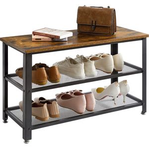 Schoenenrek - schoenenkast - voor het opbergen van schoenen - ruimtebesparend - voor veel paar schoenen 73x30x45cm