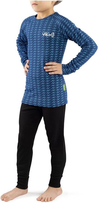 Viking Nino Basislaag Set Blauw 104-116 cm Jongens