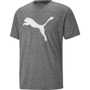 PUMA Train Fav Heather Cat Tee Heren Sportshirt - Zwart - Maat XL