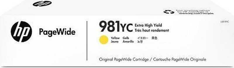 HP - 981YC - Inktcartridge - Geel - 183 ml - Tot 16.000 pagina's