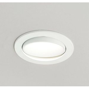 Arcchio - LED downlight - 1licht - kunststof - H: 7.5 cm - wit (RAL 9016) - Inclusief lichtbron