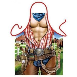 Benza Schort Sexy Cowboy - Sexy/Leuke/Grappige/Mooie Keukenschort