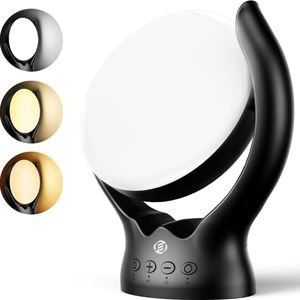 Equivera Lichttherapielamp - Daglichtlamp - Bureaulamp - Tegen Winterdepressie - SAD Lamp - Zonlicht - Meerdere Standen - Timerfunctie