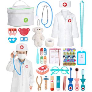 Doktersset - Dokter speelgoed - Dokterskoffer Voor Kinderen - Stethoscoop - Rollenspel