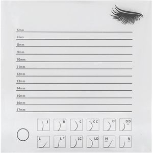 plastic eyelash extension tray, wear-resistant pp material eyelash tray for eyelash shops