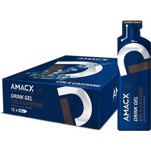 Amacx Drink Gel - Sportgel - Energy Gel - Cola + Cafeïne - 12 pack