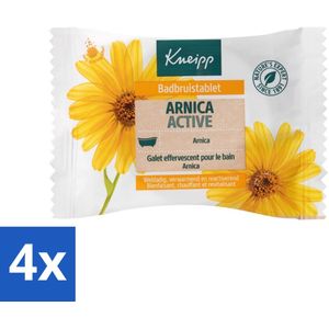 4 x Kneipp - Badbruistablet - Arnica - Arnica Badtablet - Verwarmend Bad - Spierherstel - Ontspanning - Wellness
