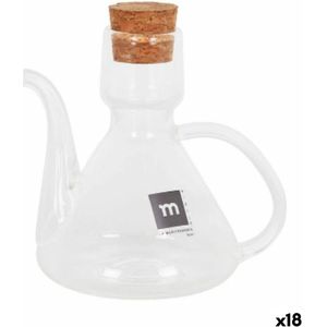 Flesje La Mediterránea Bell Transparant Siliconen Borosilicaatglas 125 ml (18 Stuks)
