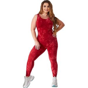 Jumpsuit Aphrodite Rood - Bodysuit - Overall dames - Yoga kleding dames - Sportotfit dames - Ideaal voor Yoga, fitness & meer