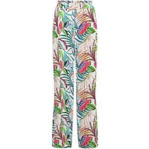 NADINE MULTI LEAF M-Ecru multi - S