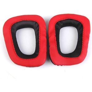 Allecto plus - Vervangende oorkussens voor koptelefoon - rood - comfortabel & duurzaam