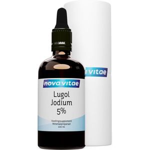 Nova Vitae - Lugol Jodium 5% - Iodine - Vloeibaar - 100 ml - 2000 druppels