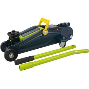 Hydraulische krik op wieltjes 2 ton - Hefbereik 135-330 mm - TÜV/GS-goedgekeurd