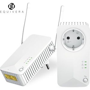 Equivera Wifiversterker Stopcontact - Wifi Versterker - Wifi Stopcontact - Stopcontact