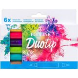 Ecoline Duotip marker set Botanisch | 6 kleuren