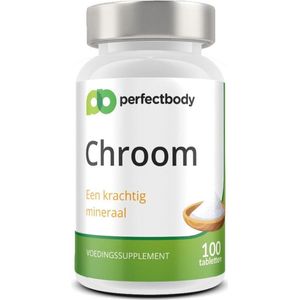 Chroom Picolinaat Tabletten - 100 Tabletten - PerfectBody.nl
