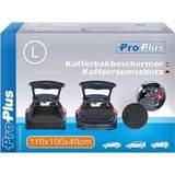 ProPlus Kofferbakbescherming - 110 x 100 x 40 cm - Kofferbakbeschermdeken - Verhoogde Zijstukken - Waterafstotend - Antislip - Hondendeken - L - Zwart