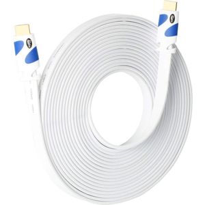 Platte HDMI Kabel 25 Voet - Ondersteunt 4K, Ultra HD, 3D, 1080p, Ethernet en Audio Return
