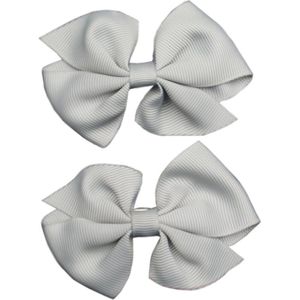 Jessidress Haarclip met grijze strikjes