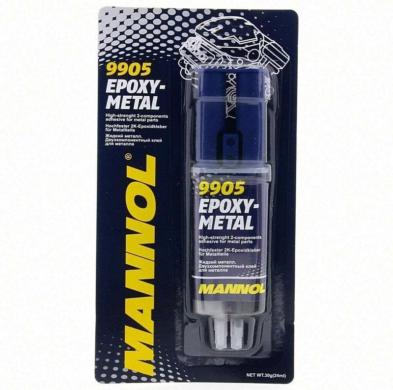 Mannol - 9905 - Epoxy-Metaal - Tweecomponentenlijm - 30g/24ml