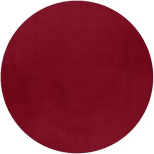 Ayyildiz - Pouffy - Vloerkleed - Rood - 160x160 cm